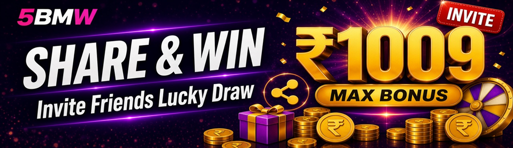 Share & Win　Sub: Invite Friends Lucky Draw　Highlight: ₹1009