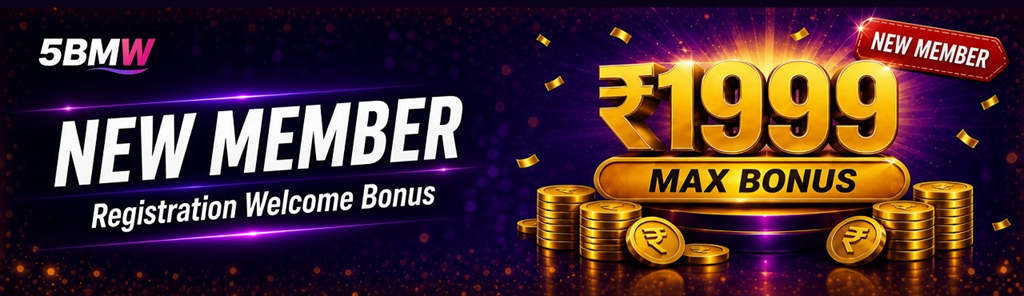 New Member　Sub: Registration Welcome Bonus　Highlight: ₹1999